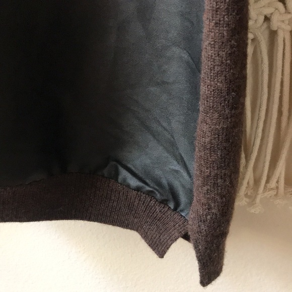 Halogen merino wool and faux leather sz M - Picture 4 of 7